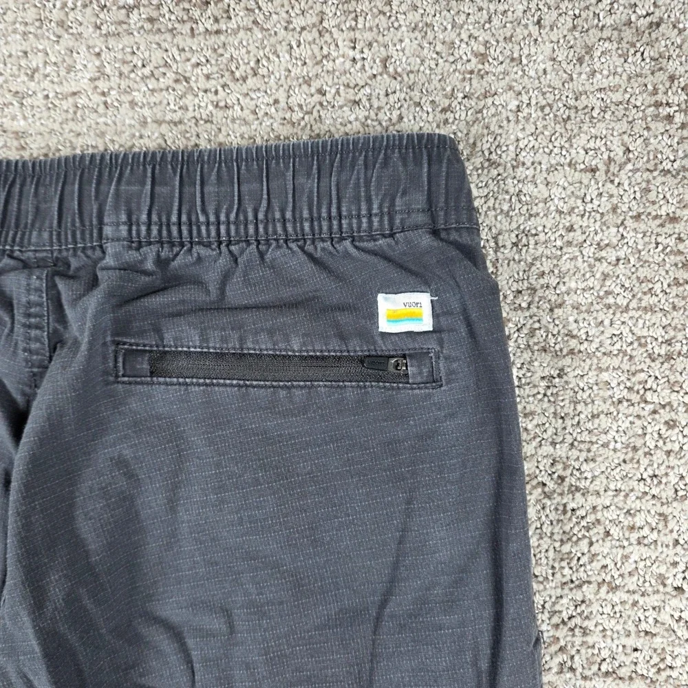Vuori Mens Ripstop Climber Pant Charcoal Grey Size Small V412 Drawstring Jogger